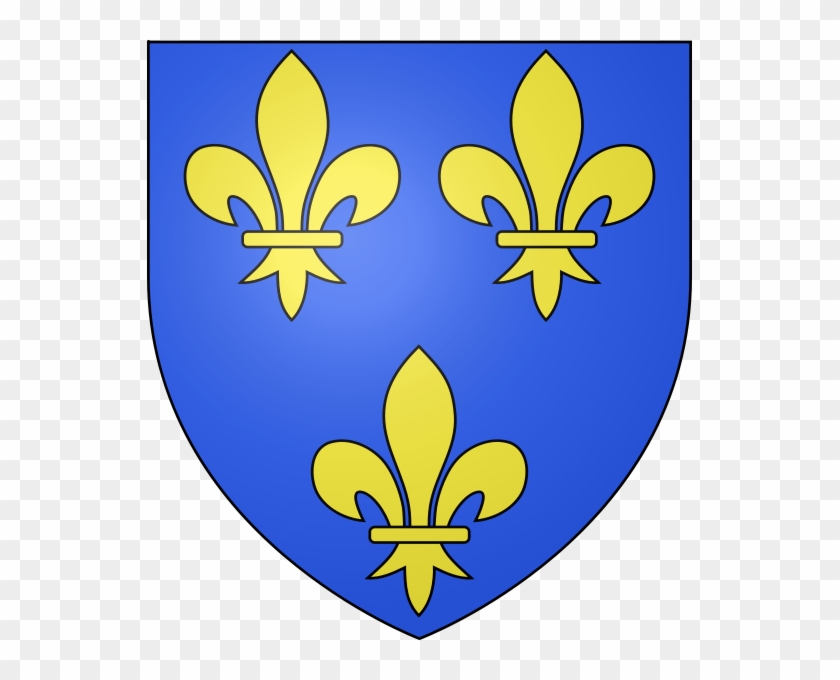 Île De France D'azur Aux Trois Fleurs De Lys D'or - French Sigil #325002