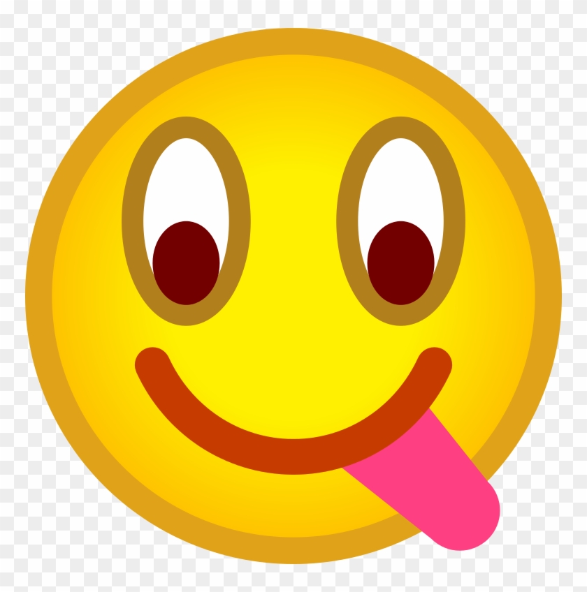 File - Emoticon Tongue - Svg - Wikimedia Commons - Tongue Emoticon #325088
