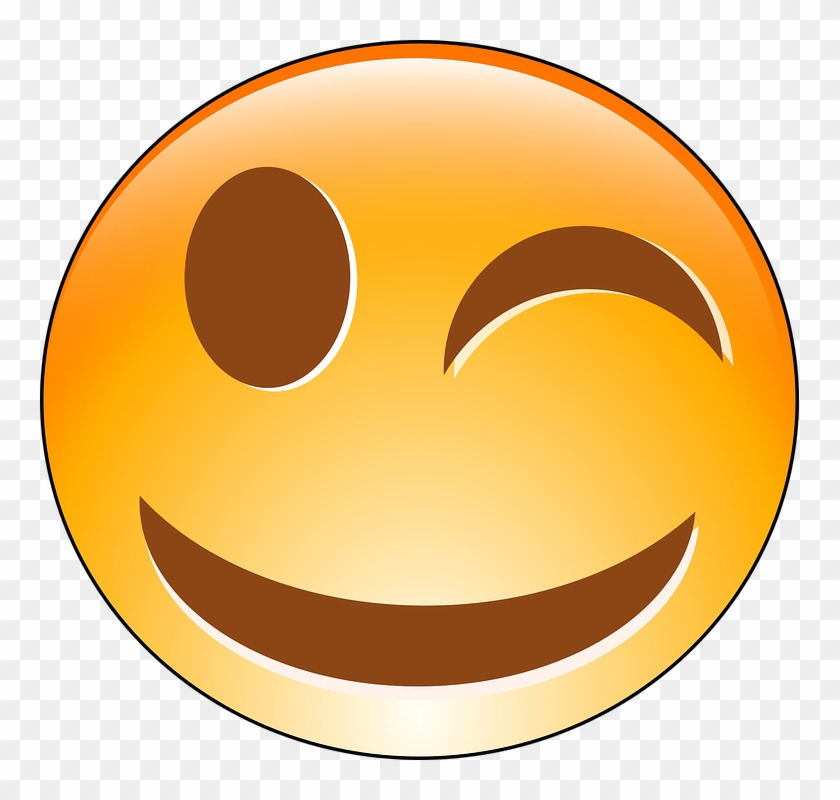 Winking Smiley Clip Art At Clker - Animated Winking Smiley Face #325111