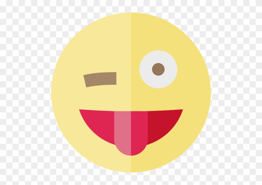 Wink, Interface, Faces, Emoji, Ideogram, Tongue, Feelings - Emoticon #325114