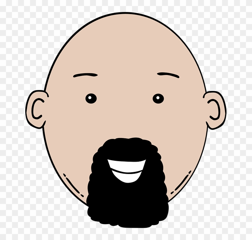 Bald Guy With Beard Cartoon #325132