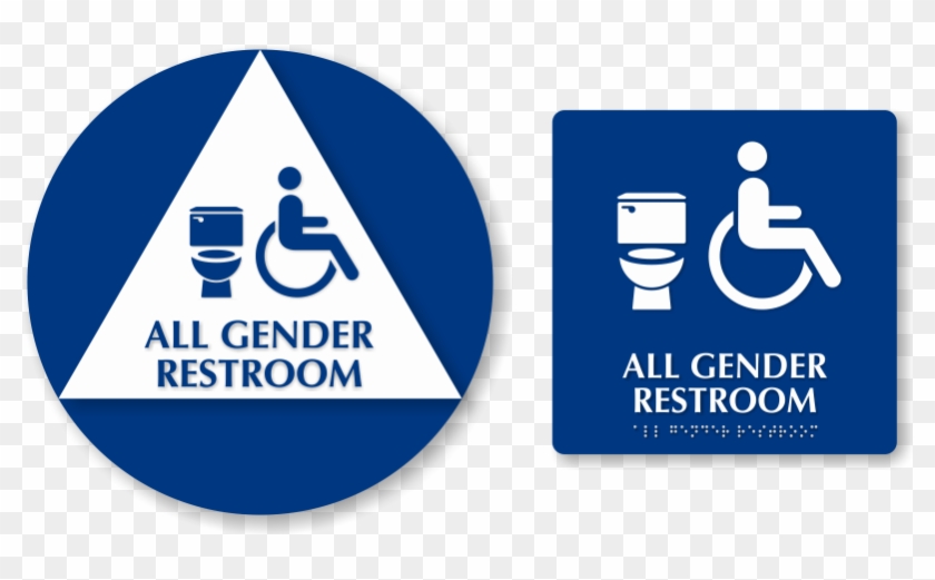 All Gender Restroom Signs - All Gender Restroom Symbol #325198
