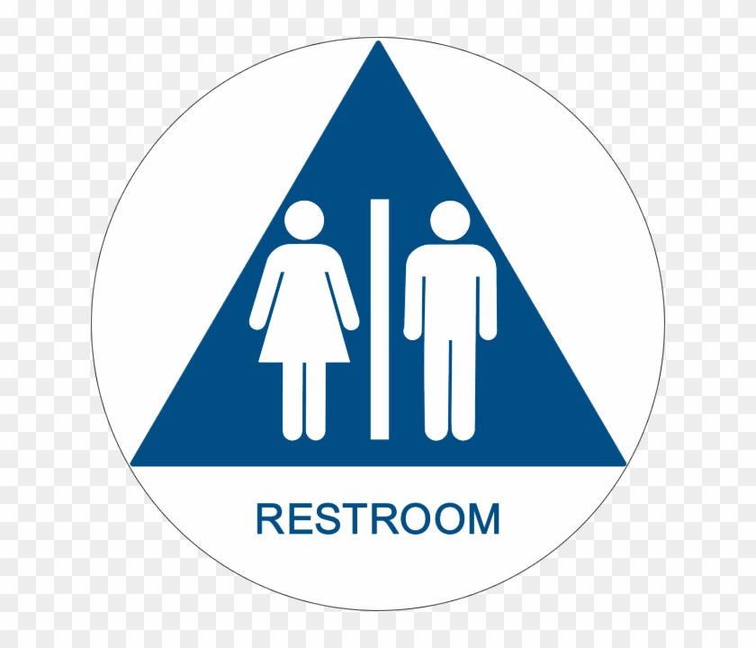 Ca Title 24 Unisex Ada Restroom Signs Alpha Dog Clipart - Amazon Com Unisex Toilet Sign #325219