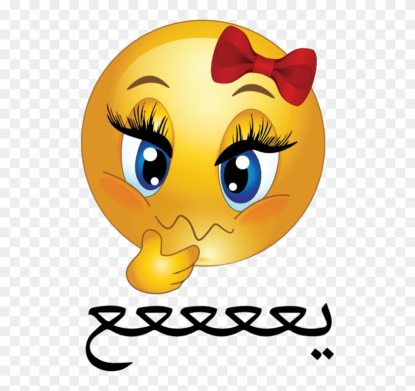 Yuk Girl Smiley Emoticon Clipart - Sick Emoticons Girl #325224
