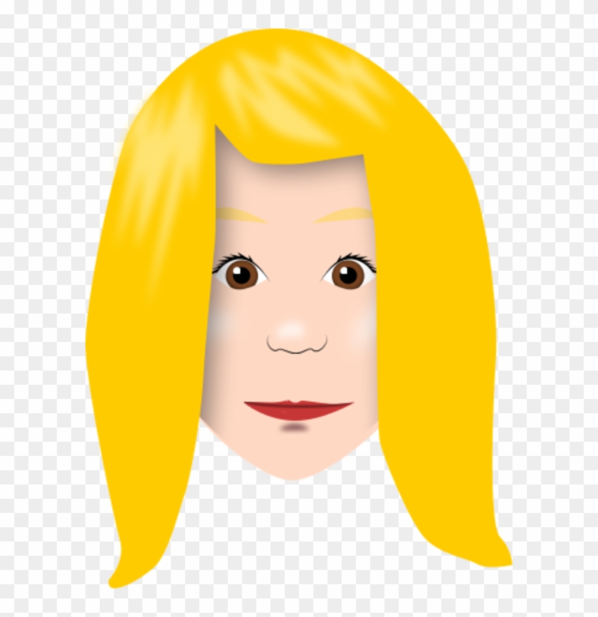 Girl Face With Blonde Hair Vector Clip Art - Straight Hair Person Clipart - Free Transparent PNG Clipart Images Download Girl Face With Blonde Hair Vector Clip Art - Straight Hair Person Clipart - Free Transparent PNG Clipart Images Download