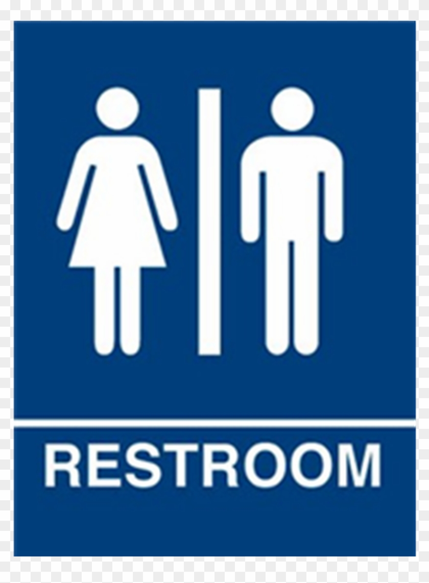 Restroom Sign Arrow Download - Restroom Sign #325231