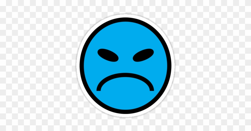 Image Of Angry Face - Sticker #325263