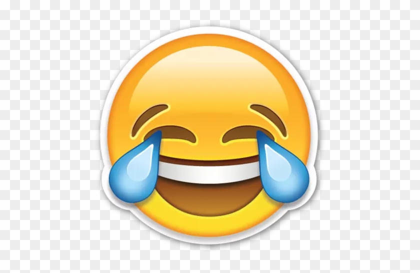 Smiley Face Emoji With No Background - Laughing Crying Emoji Transparent Background #325279