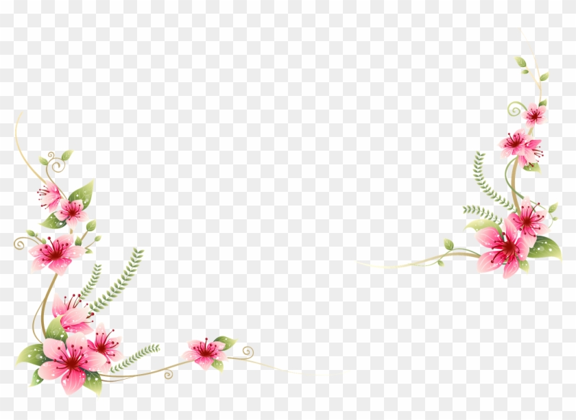 Flower Border Vector Png 284 Transpapng - Transparent Flower Vector Png #325317