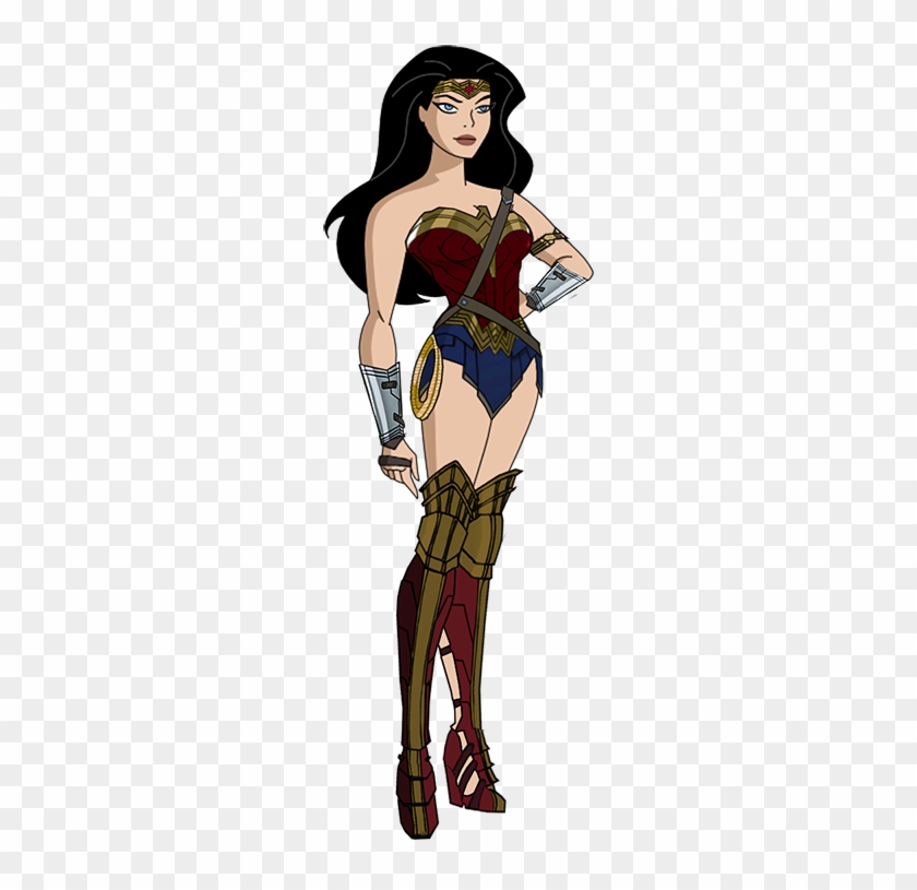 Jl Updated Wonder Woman Dawn Of Justice By Alexbadass - Justice League Wonder Woman Cartoon #325329