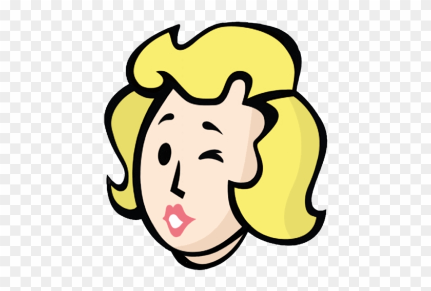 #vault Girl #fallout #games #gaming #подмиг #девушка - Fallout 4 Emoji #325344