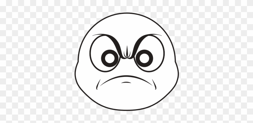 Angry Cartoon Face - Cartoon #325383