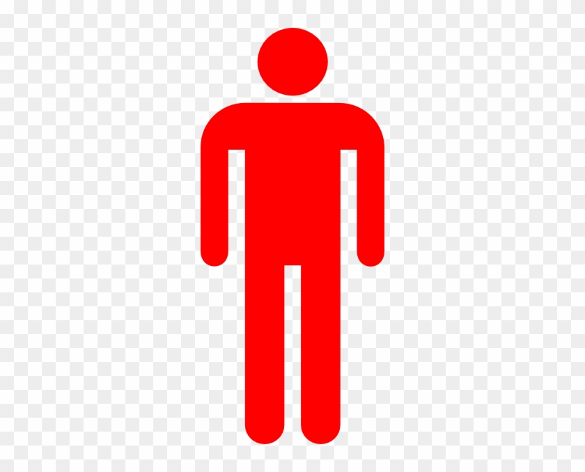 Red Traffic Light Clipart - Red Man Clip Art #325450
