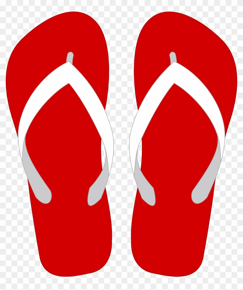 Wedding Clipart Red - Flip Flop Clip Art #325483