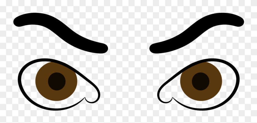 Medium Image - Angry Eyes Clipart #325493