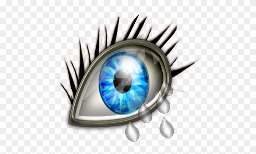 Crying Face Eyes Clipart - Crying Eye Drawing Png #325615