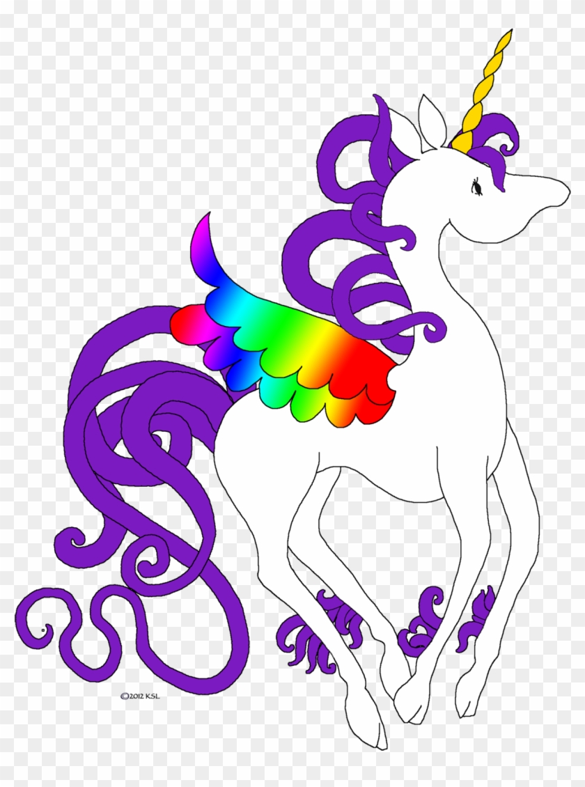 Unicorn - Licorne Ailee Dessin #325684