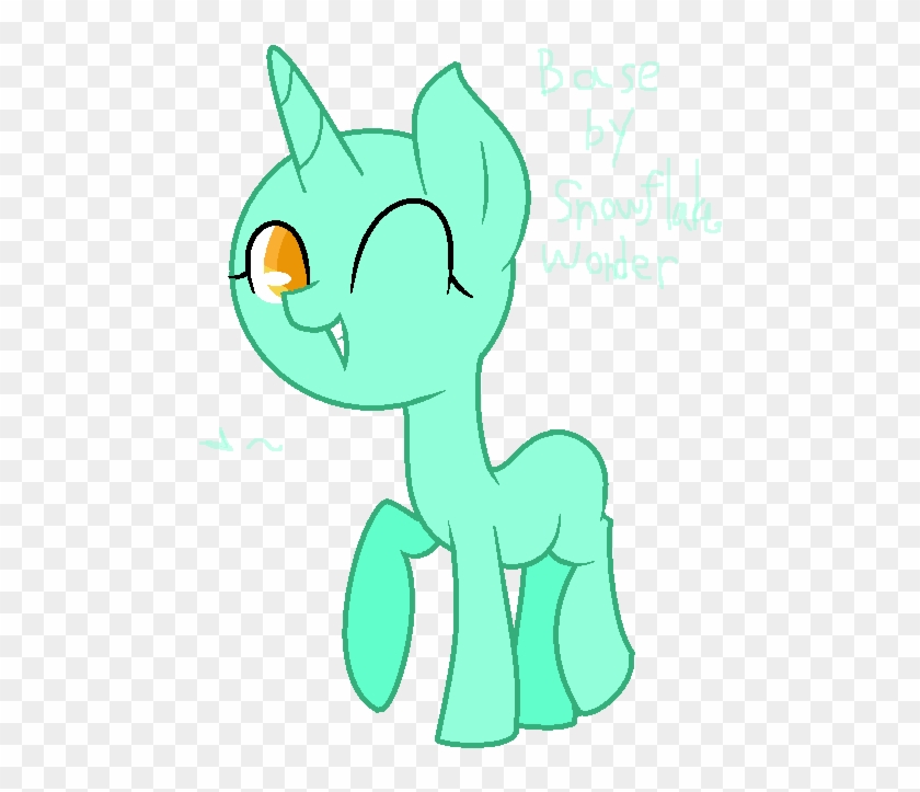 Unicorn Base By Snowflakewonder - Cartoon #325760