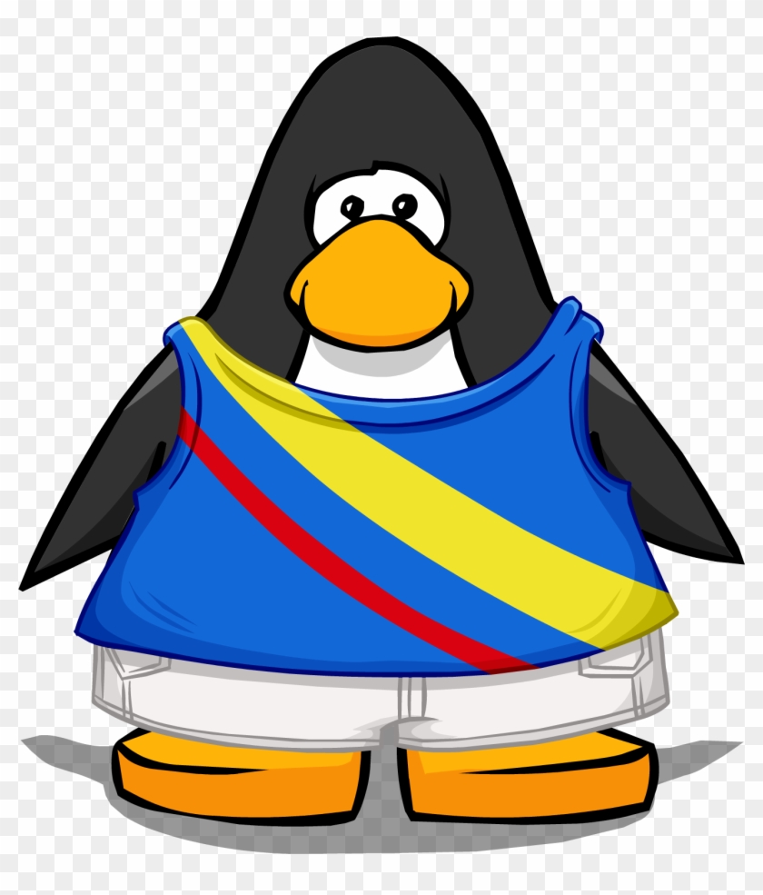 Electric Summer Outfit From A Player Card - Club Penguin Blue Boa #325854