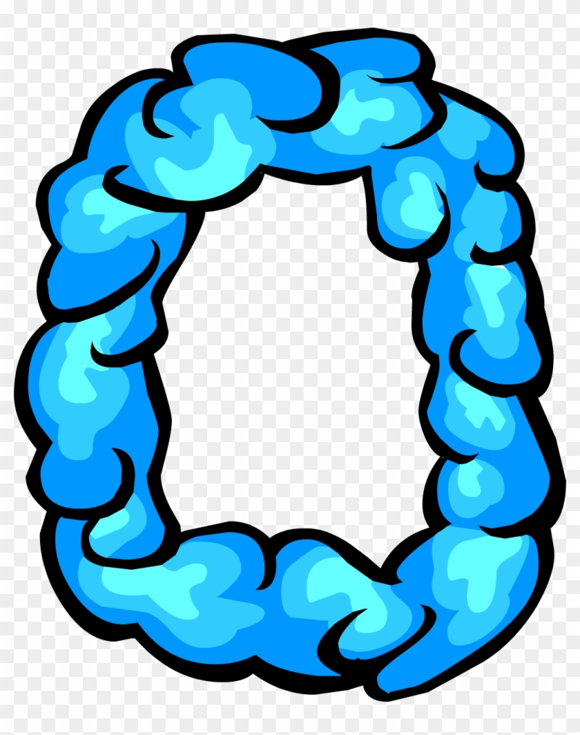 Blue Lei - Hawaiian Lei Club Penguin #325866