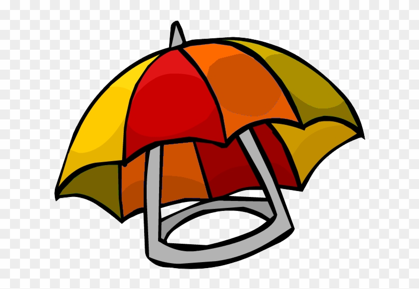 Summer Umbrella Hat - Umbrella Club Penguin #325870