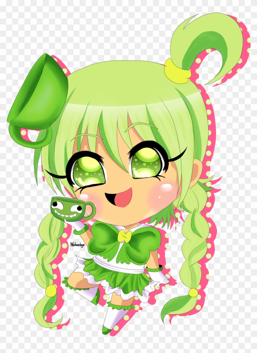 Green Tea You're So Kawaii By Vvednesdays - Green Tea Kawaii #325903