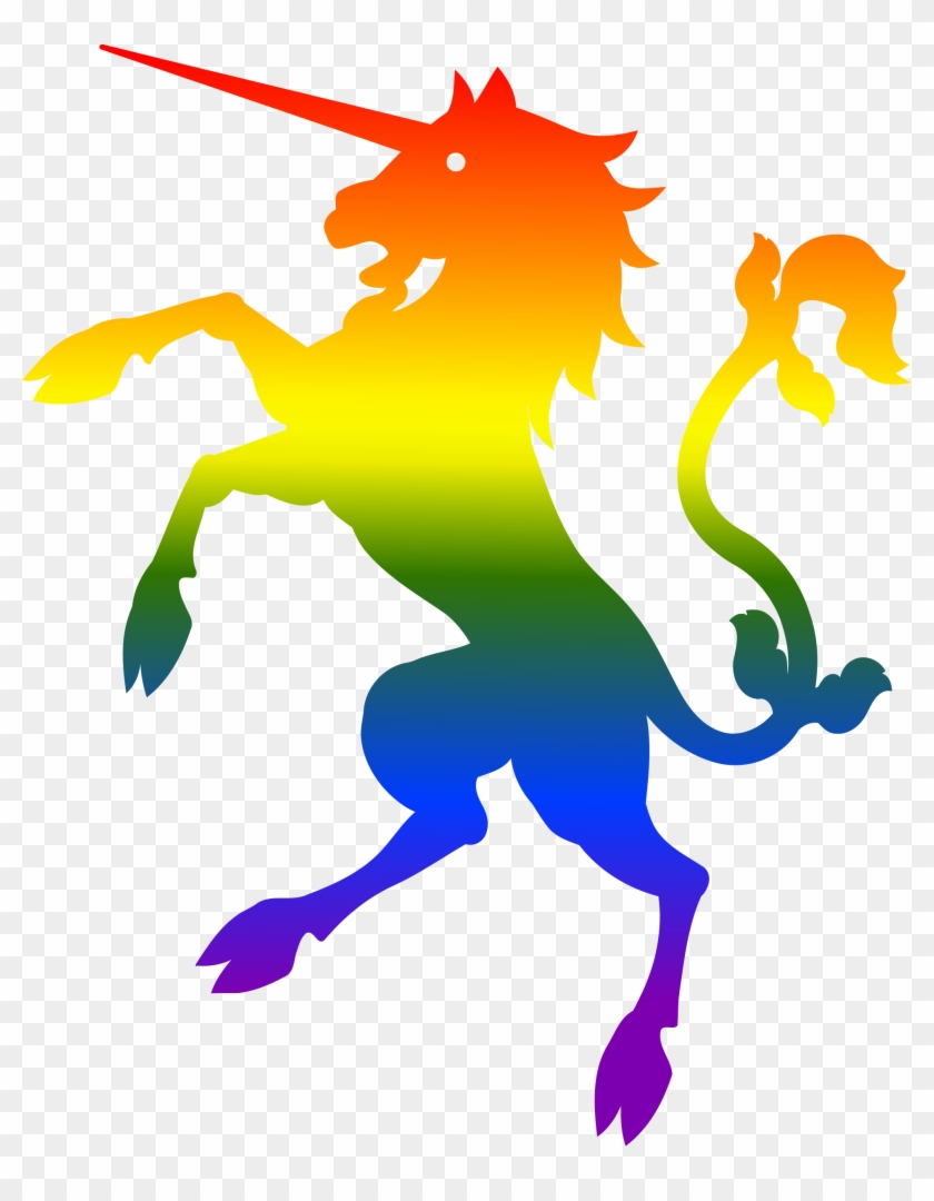 Unicorn - Unicorn Rainbow Vector Png #325940