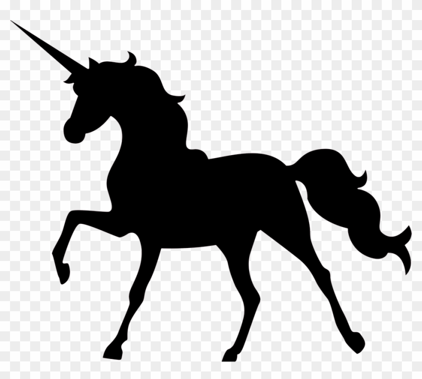 Black Unicorn - Silhouette Cameo Unicorn Silhouette #325963