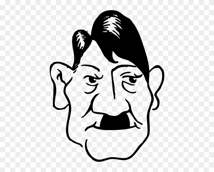 Free Vector Adolf Hitler Clip Art - Adolf Hitler Cartoon #326058