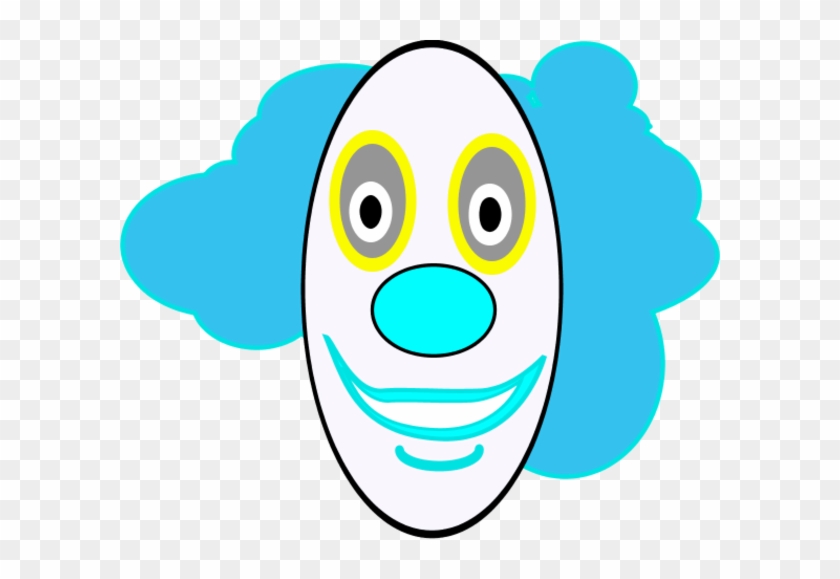 Clown Face Clip Art - Clown Face #326095