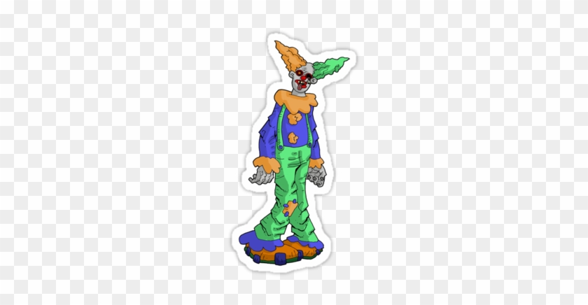Zombie Clown Stickers By Kangarookid - Cartoon #326118