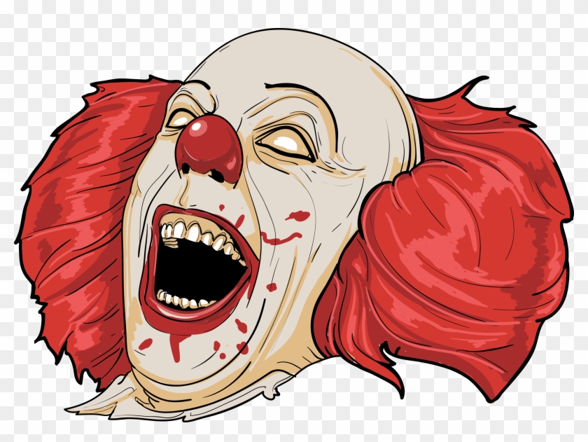 2016 Clown Sightings Evil Clown Clip Art - Evil Clown Vector #326202