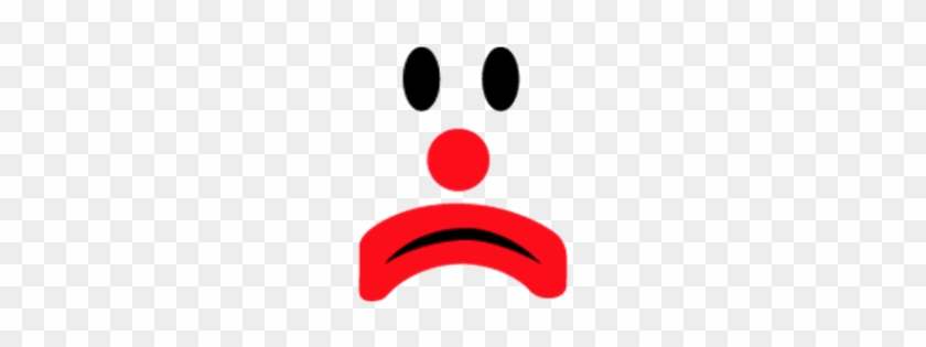 Sad Clown Roblox Free Transparent Png Clipart Images Download - sad face 2 roblox