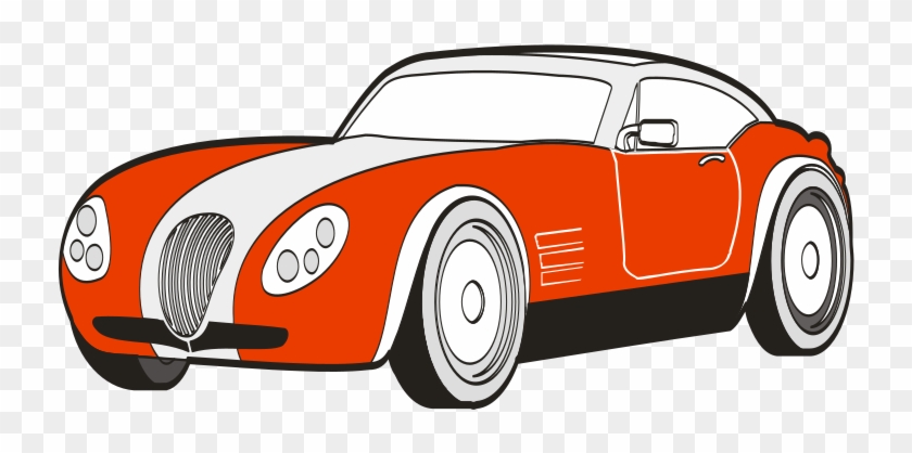 Car Clipart Orange Car - Sports Car Clipart #326401