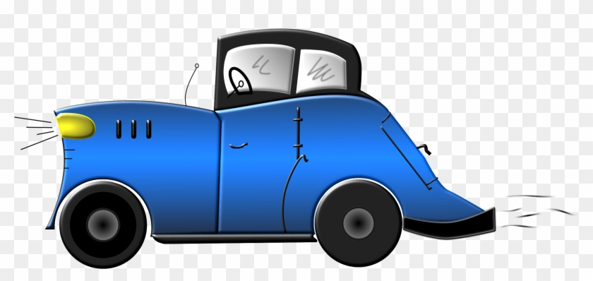 Blue Cartoon Cars - Cartoon Cars Transparent Png #326407