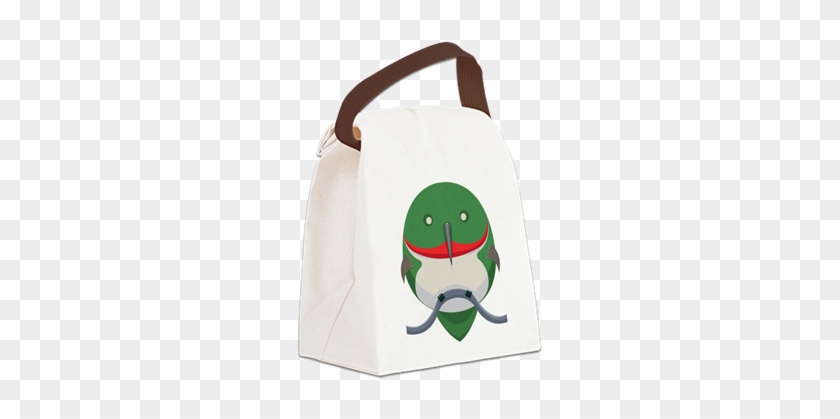 Cartoon Hummingbird Canvas Lunch Bag From Cafepress - Tote Bag #326436