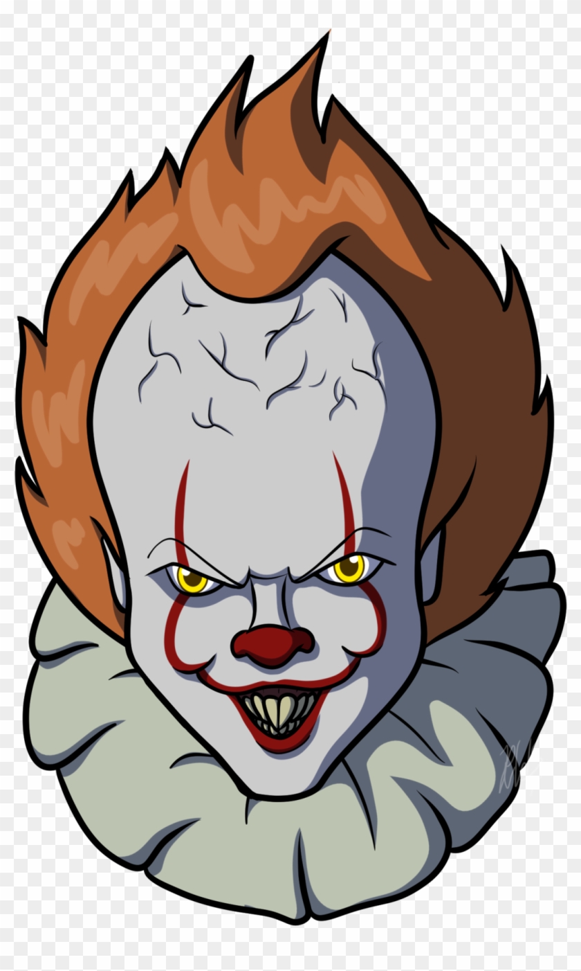 Pennywise 2017 By Araghenxd Pennywise 2017 By Araghenxd - Pennywise 2017 Cartoon Face #326443