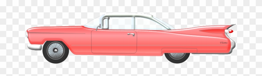 Cadillac - 1950s Car Clip Art #326476