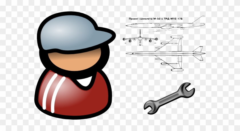 Fixed Wing Mechanic Clip Art At Clker - People Clipart #326478