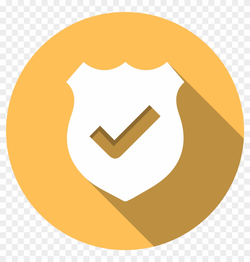Icon Of A Security Badge - Basket Icon Flat Png #326489