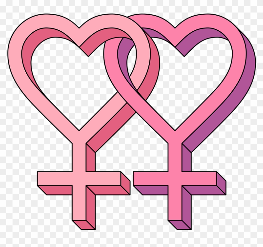 Patchwork Heart Cliparts 13, - Lesbian Symbol #326545