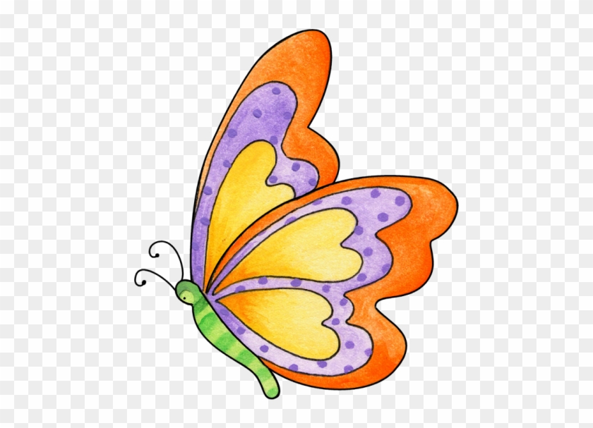 Patchwork Clipart Butterfly - Butterflies Clipart On Transparent Background #326556