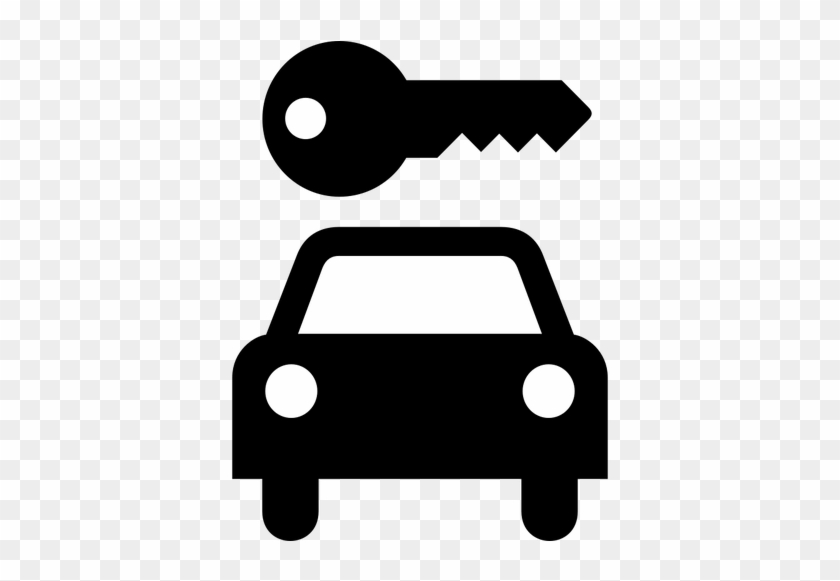 Key Clipart Vehicle - Car Rental Symbol #326588