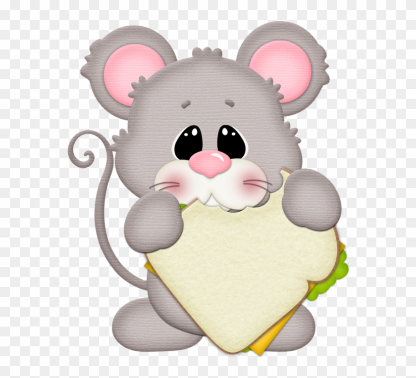 Patchwork - Mouse Eating Corn Cartoon #326637