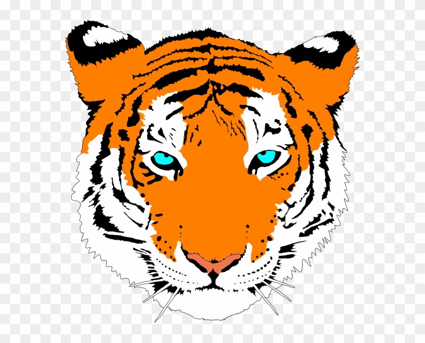 Bengal Tiger Head Cartoon - Sma N 1 Simo - Free Transparent PNG Clipart  Images Download