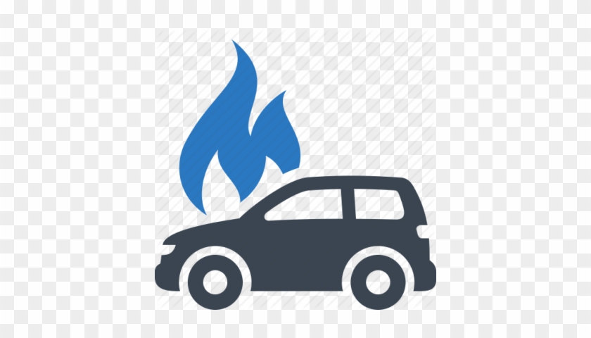 Auto Insurance Png Transparent Images - Car On Fire Icon #326751