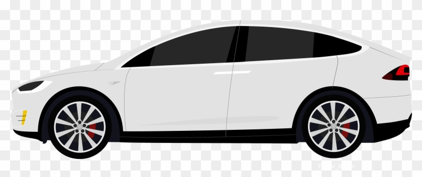 White Tesla Model X Clipart - Golf R32 Blue 2008 #326798