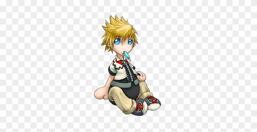 Kingdom Hearts Roxas And Sora Chibi Roxas Kingdom Hearts - Cartoon #326807