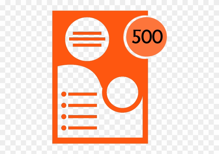 500 Flyer - Print Media Icon Png #326837