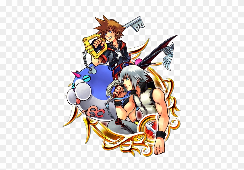 Sora & Riku & Meow Wow - Kingdom Hearts Dream Drop Distance #326913